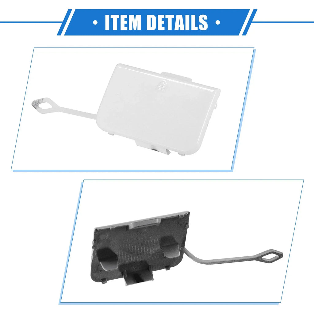 Bumper Tow Hook Cover for Mercedes-Benz C300 W204 2008-2011 White