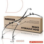 2X Front Brake Hydraulic Hose for Ford E-150 E-250 E-350 (2000–2023)