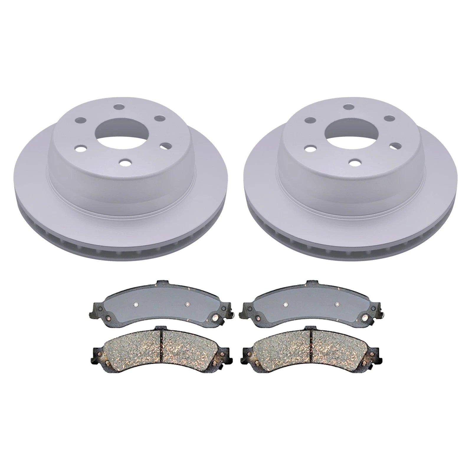 ACDelco Silver Rear Brake Kit 330mm Disc Rotors Pads for Escalade Silverado Tahoe (2007–2014)