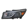 Replacement Driver Side Halogen Headlight Assembly w/String LED