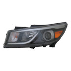 Replacement Driver Side Halogen Headlight Assembly w/String LED