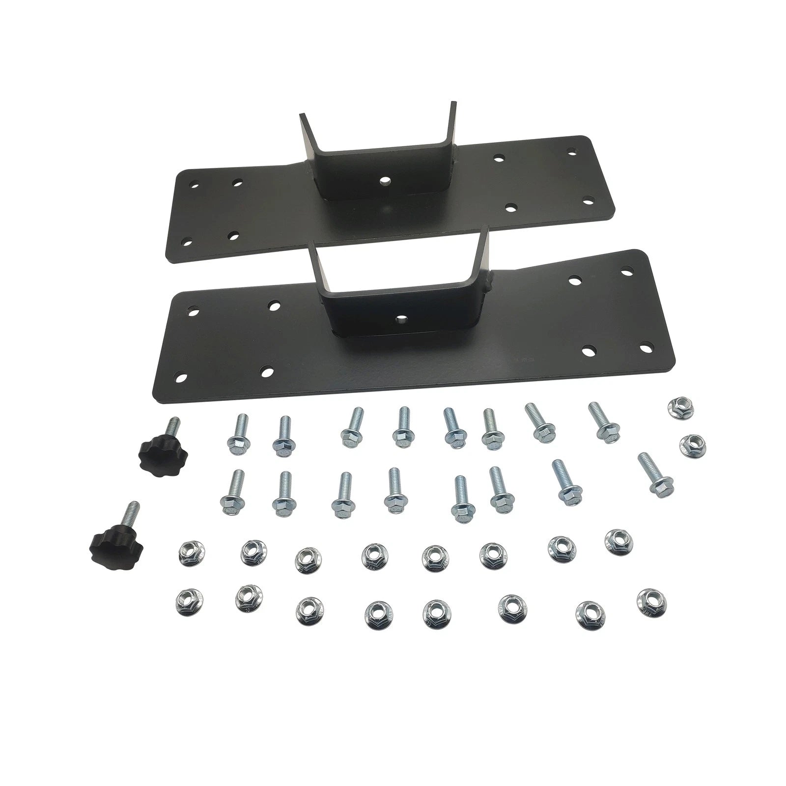 Set of 2 Rear Axle Lowering C-Notch Brackets for Chevy Silverado Sierra (1999–2006)