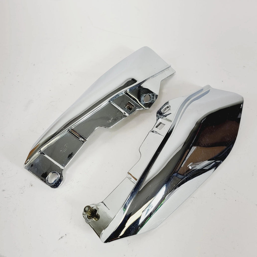 Chrome Mid Frame Heat Air Shields for Harley-Davidson Touring (2009–2016)