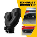 2.5" ID Dual Exhaust Muffler Tip for Universal Applications (Bolt On)