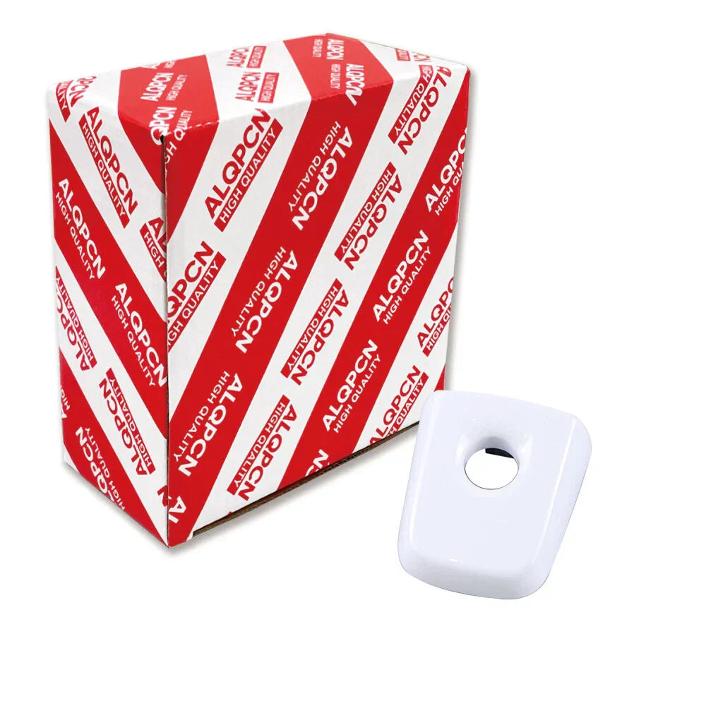 White Exterior Door Handle Cap with Key Hole for Nissan Navara D23 (2015-2022)