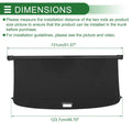Retractable Cargo Cover for Mercedes-Benz GLS 2012-2018 Gloss Black