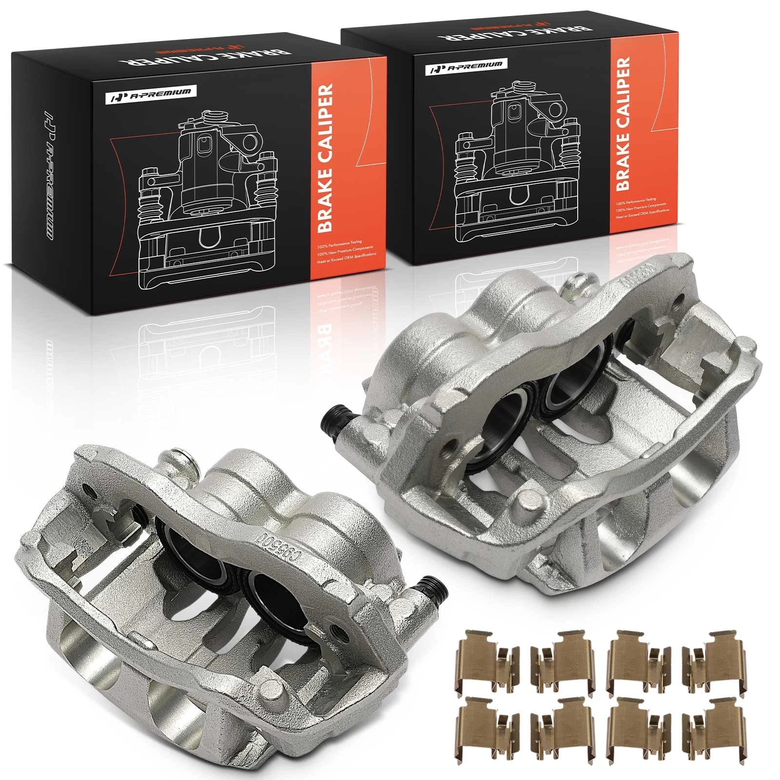 Pair Front Brake Calipers for Mercedes NCV3 Sprinter 1500 (2007–2018)