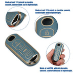 TPU Keyless Entry Remote Cover for Mazda 3 (2014) - Blue