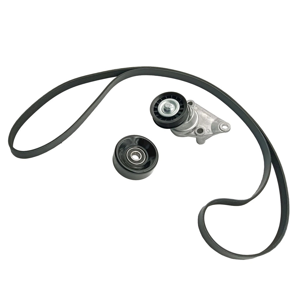 Serpentine Belt Tensioner Pulley Kit for Chevy Silverado GMC Sierra (2007–2014)