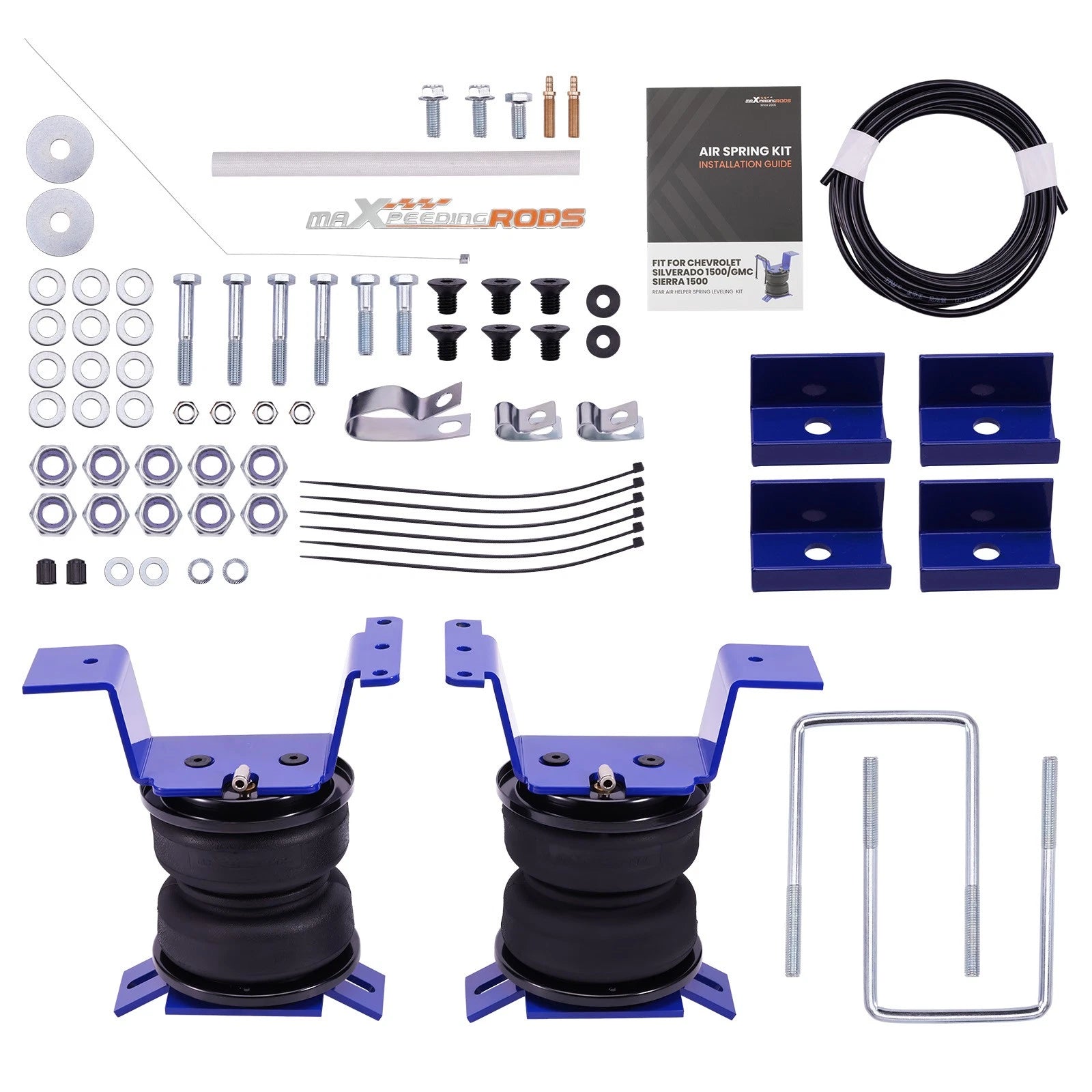 Rear Air Helper Spring Kit for Chevrolet Silverado 1500 (2007-2019)