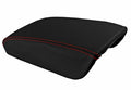Leather Console Lid Armrest Cover for Acura TL (1999–2003) Red Stitch