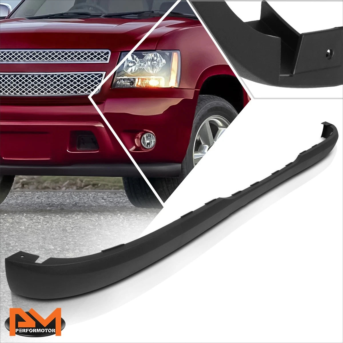 Front Bumper Lip Spoiler for Chevy Avalanche/Suburban/Tahoe (2007–2014)