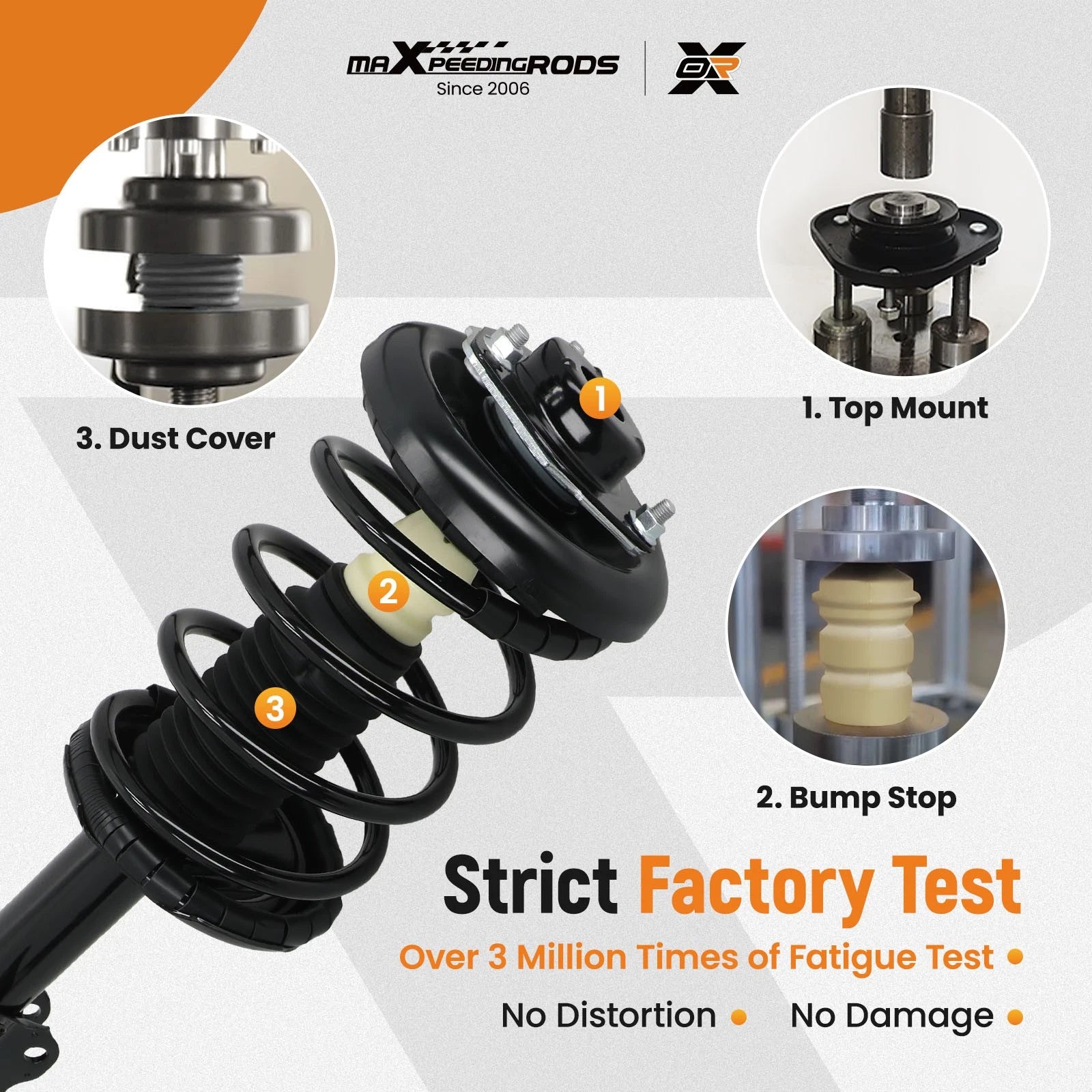Quick Complete Front Strut Spring Assembly for Nissan Maxima (2000–2001)