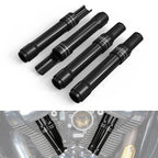 Set of 4 Pushrod Tube Covers 25700488 for Harley Heritage Classic FLHC (2017–2023)