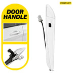 White Left Front Exterior Door Handle for Hyundai Elantra (2021–2023) 82651AA200