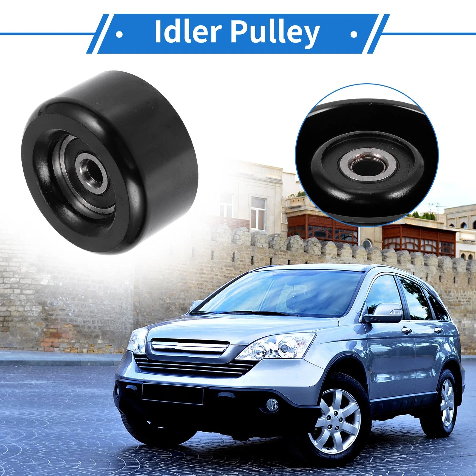 Drive Belt Idler Pulley for Nissan Versa (2009–2011, 2014–2018) No. 11927ED00B