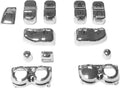 HardDrive Chrome Switch Cap Kit for Harley-Davidson FLRT, FLHT, FLTR, FLHR (2014–2023)