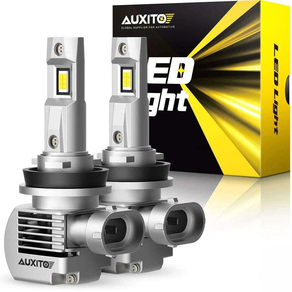2X H11 H8 LED Headlight Bulbs for Low Beam (6000K)