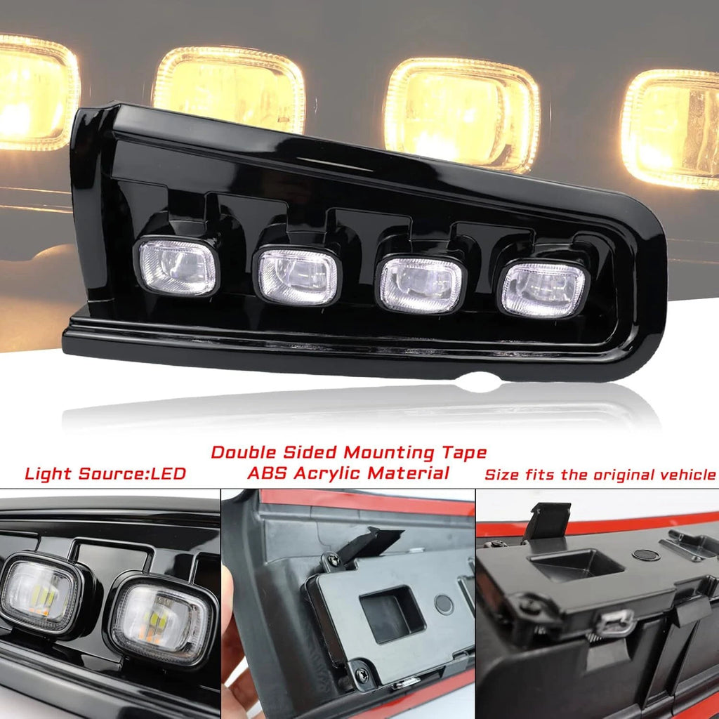 LED DRL Fog Lights with Turn Signal for Ford Bronco Raptor (2021–2023)