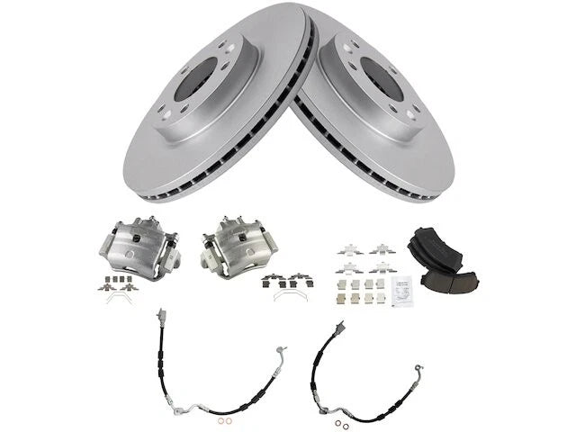 Front Brake Pad Rotor Caliper Set for Mazda 6 (2006–2008) YZ859BW
