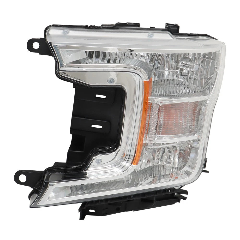 Halogen Headlight Assembly for Ford F150 (2018–2020) Left/Driver Side Chrome