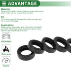 Set of 5 Oil Seal Rotary Shaft Seal NBR Rubber 15x22x7mm