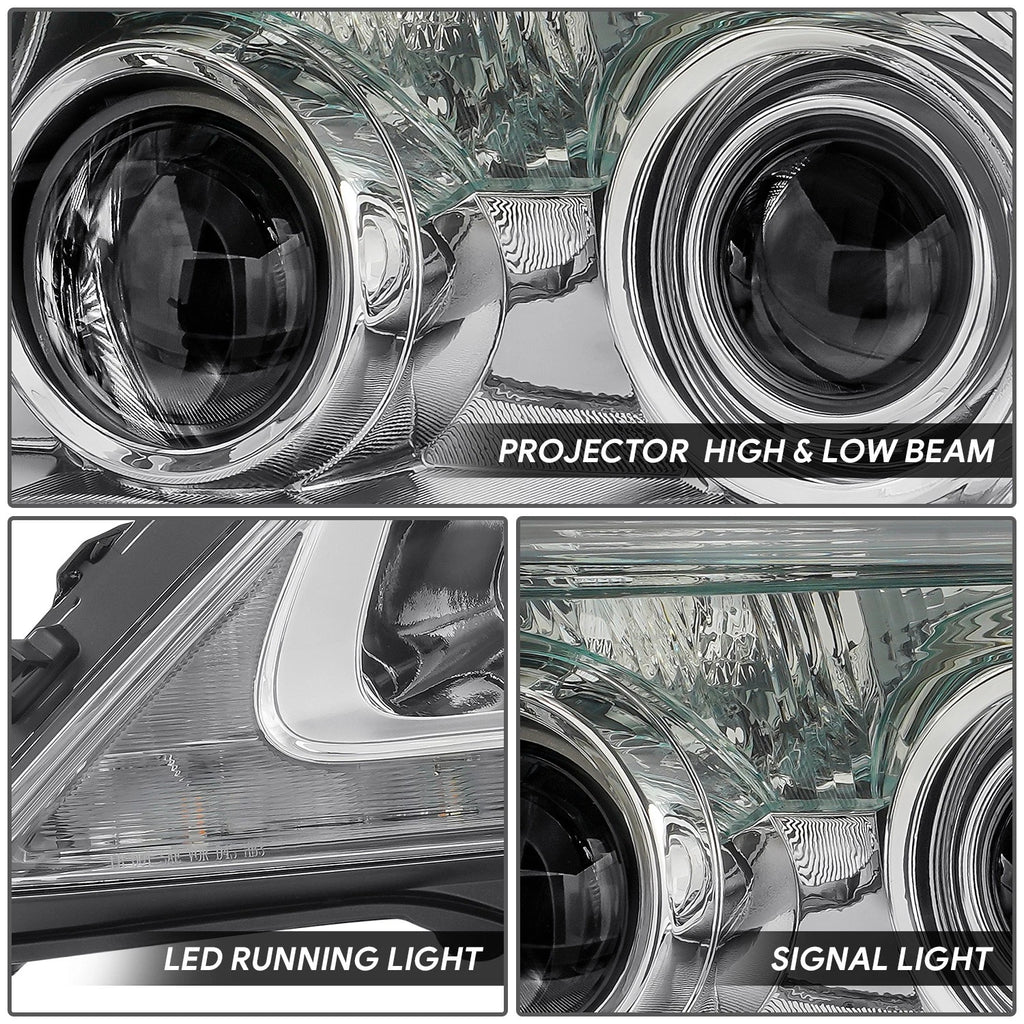 Driver Left Chrome Projector Headlight Lamp for Lexus LX570 (2013–2015)