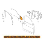 Right Side Front Door Corner Molding for Dodge Dart (2012-2016)