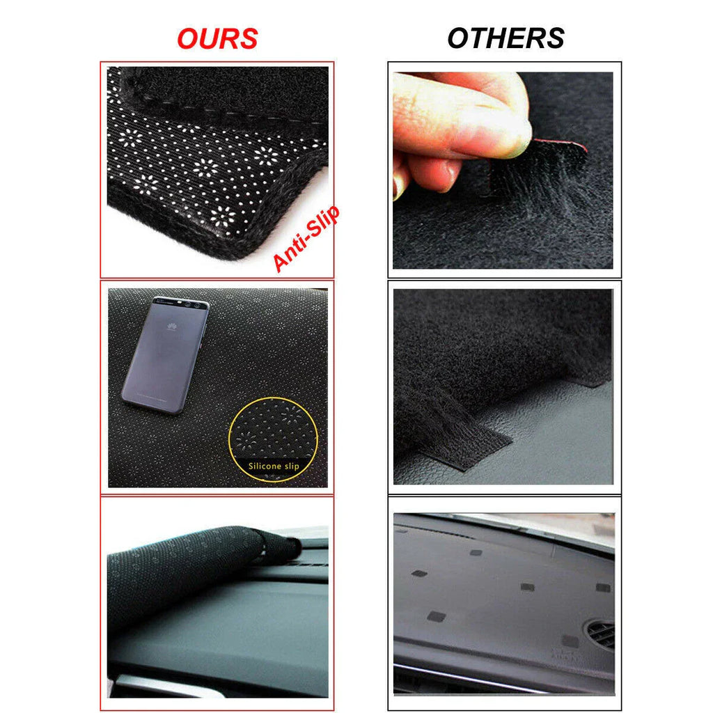 Non-Slip Dash Mat for Subaru Outback 2015-2020 Dashboard Cover Black