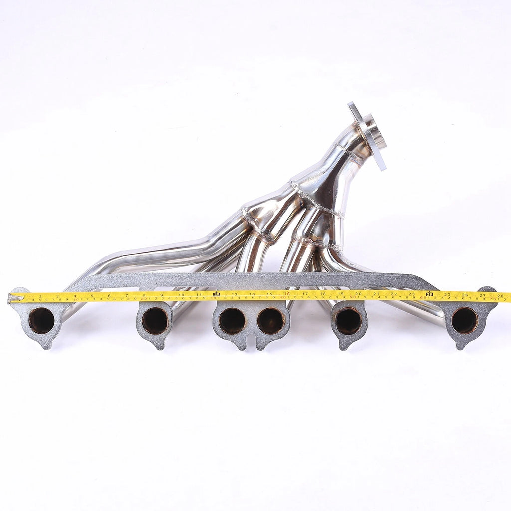 Stainless Manifold Header for Jeep Wrangler Cherokee 4.0L L6 (1991–1999)