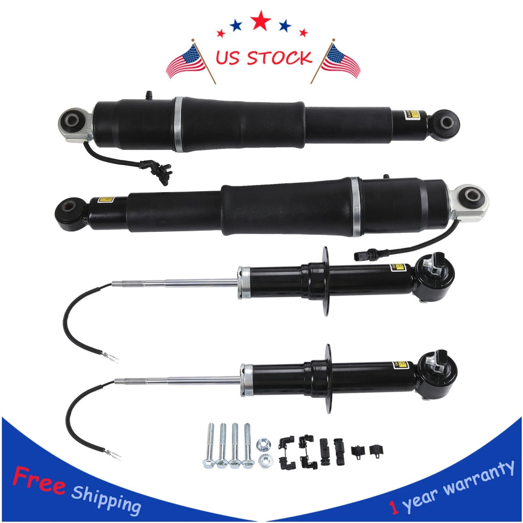 Set of 4 Air Shocks for Chevrolet Escalade Suburban Tahoe Yukon (2015–2019)