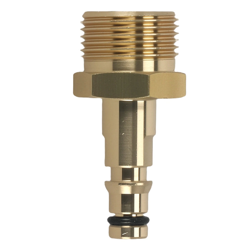 Brass M22 14mm Quick Connect Adapter for Karcher Pressure Washer (2010–2023)