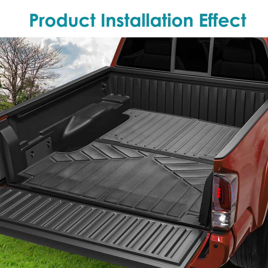 5.5FT Truck Bed Mat Liner for Toyota Tundra (2021–2024) Rubber All Weather
