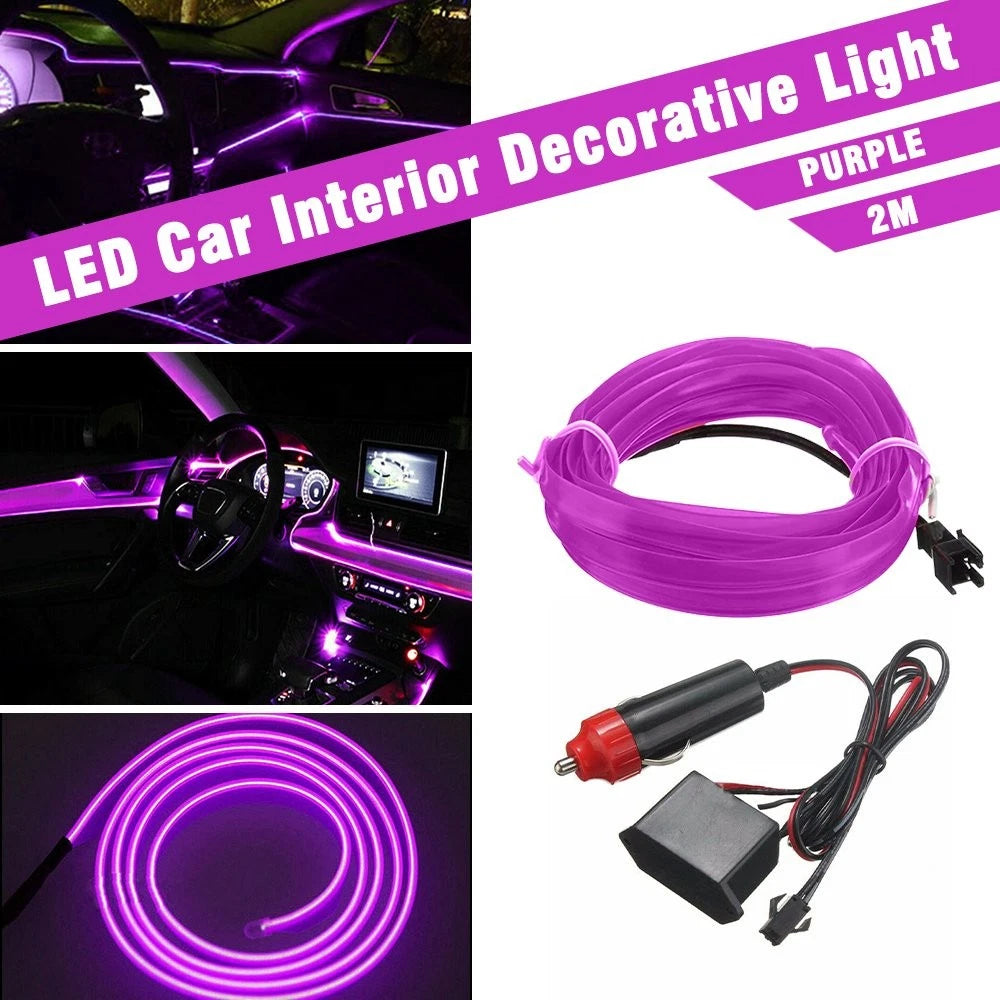 LED Interior Wire Strip Light for Auto Car (Universal)