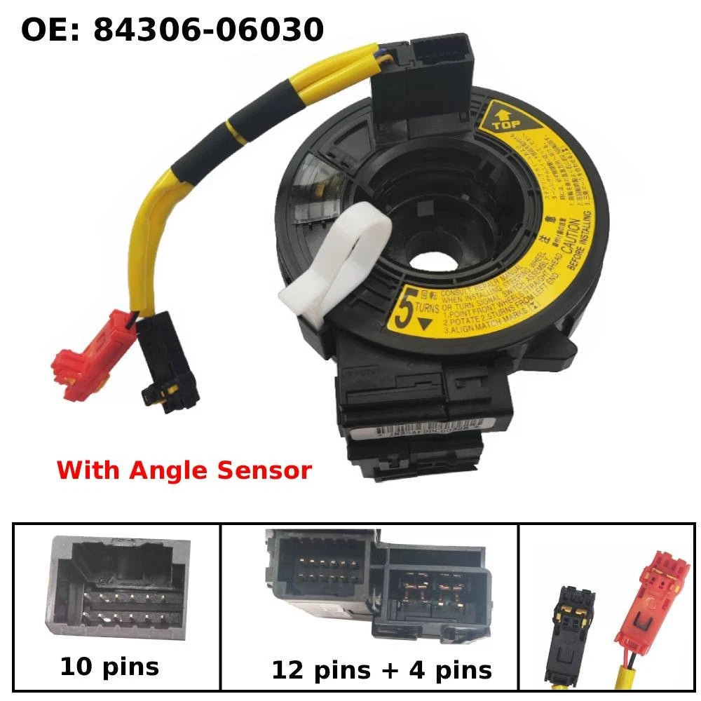 Clock Spring for Toyota Camry (2002–2006), Corolla (2003–2008), Sienna (2004–2010) 84306-06030