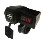 Dual USB Charger & LED Voltmeter for American Lifan 100E E3 (2013–2018)