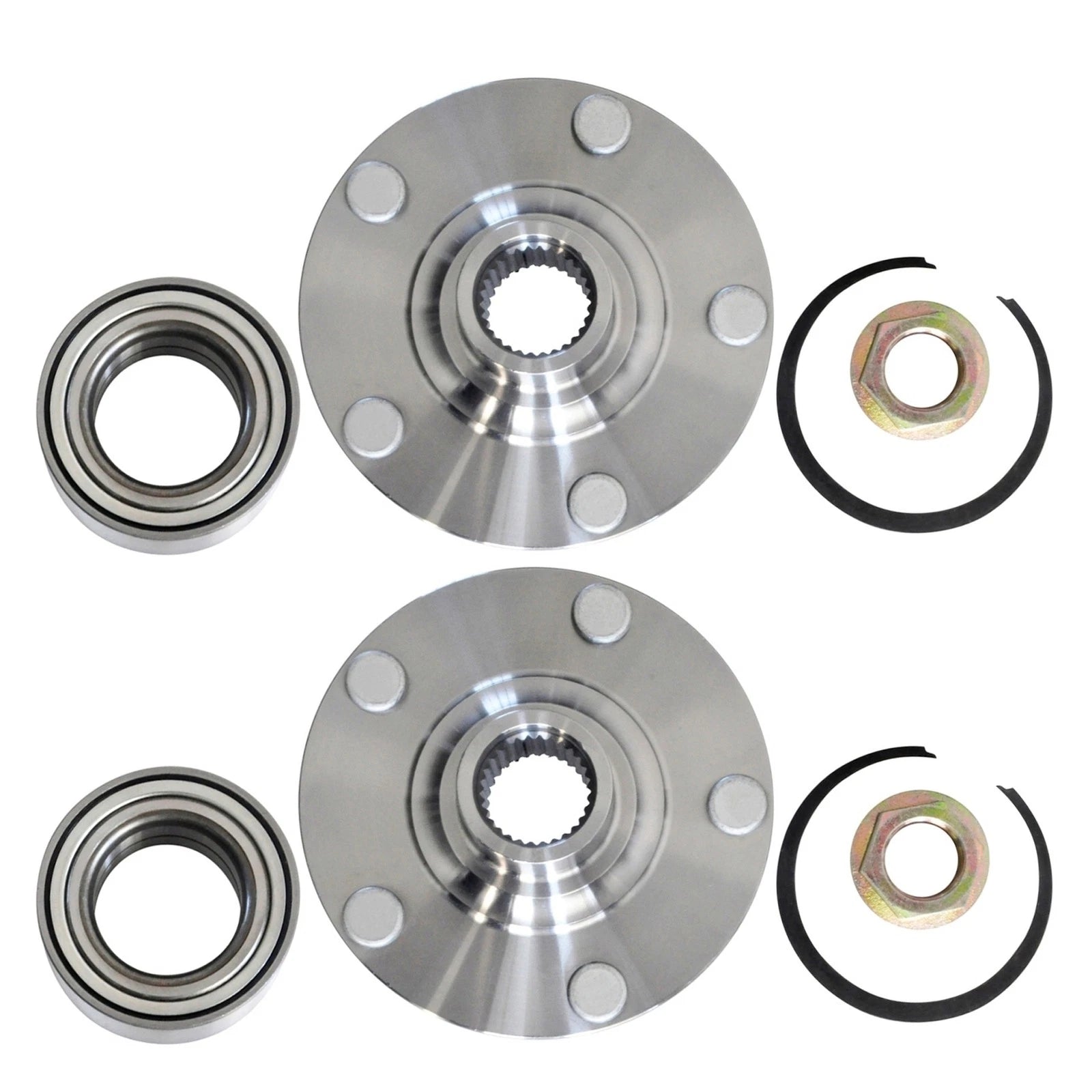 2X Front Wheel Hub Bearing Repair Kit 518516 for Nissan Maxima Altima (1995–2001)