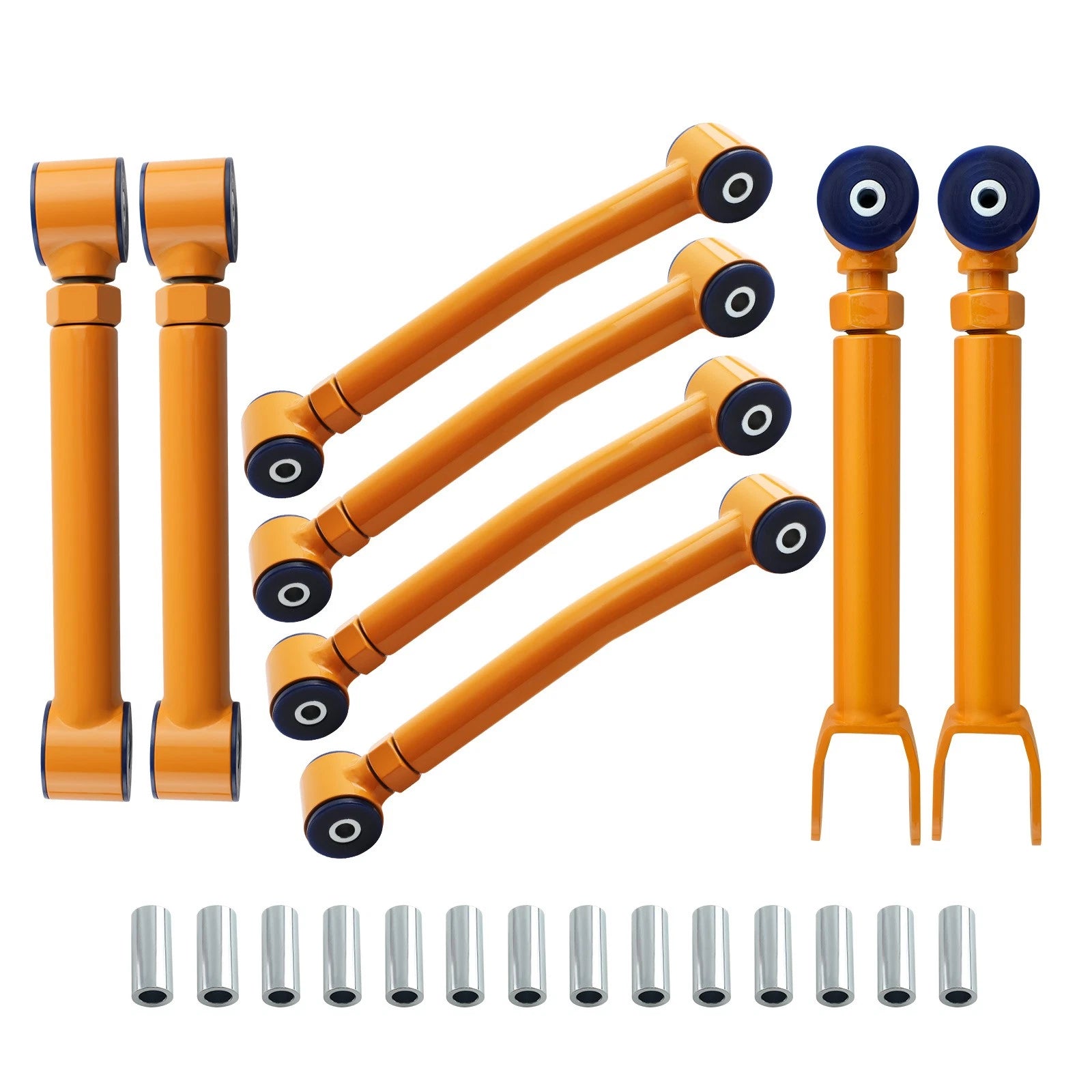 Complete Set Control Arm Adjustable For Jeep Wrangler TJ 1997-2006 Avec Spacers