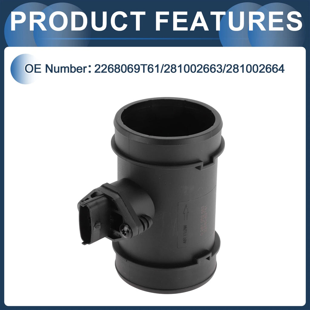 Mass Air Flow Sensor Assembly No. 22680-69T61 for Nissan Terrano II (R20)