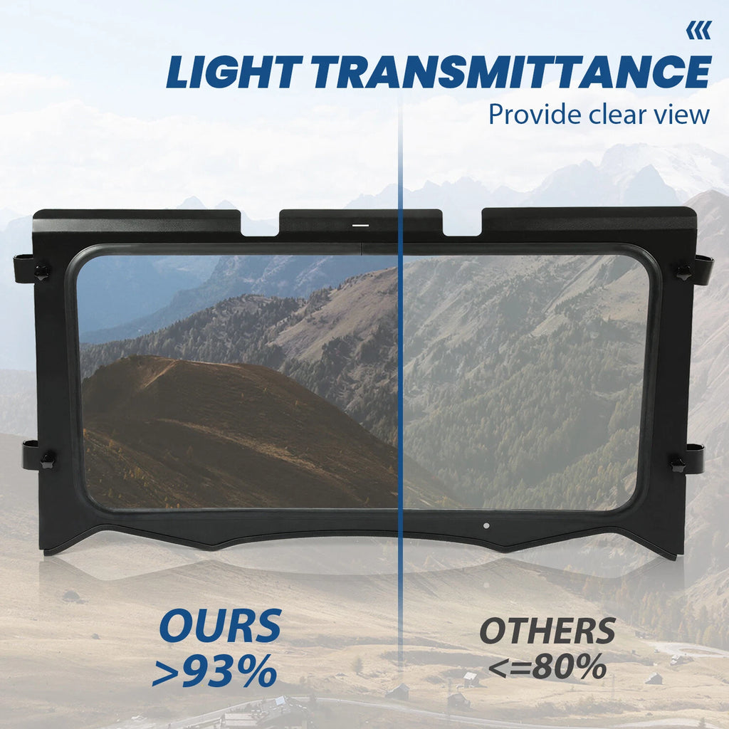 Full Clear Glass Windshield for Kawasaki KRF800 Teryx/Teryx4 (2016–2022)