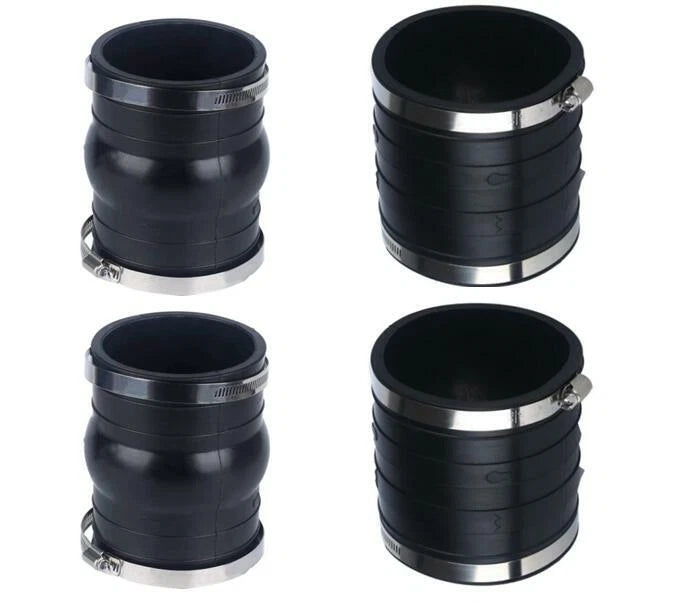 Exhaust Hose Bellows for OMC Volvo Penta 4.3/5.0/5.7L (Upper Lower Rubber)