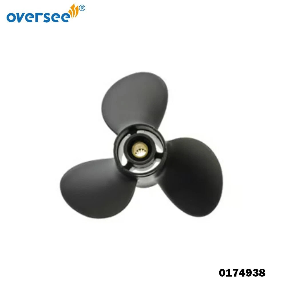 9 1/4 X 8 Propeller for Evinrude Johnson Outboard (8-15HP) 0174938 0763457