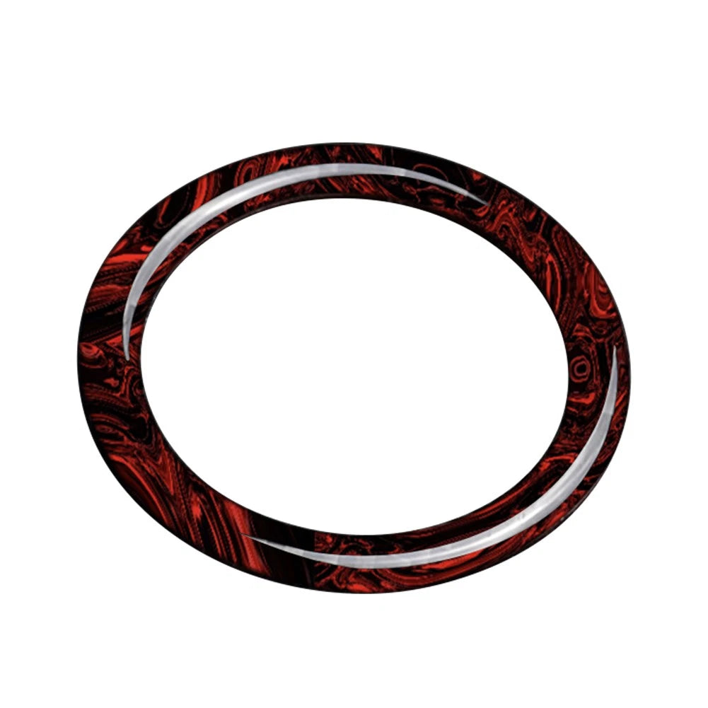 Engine Push Start Button Ring for Benz A B C GLC CLA (W176 W246 W205) Fire Red