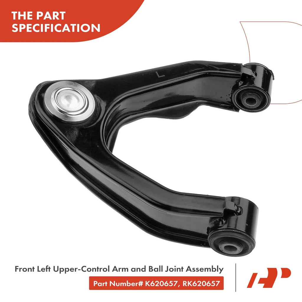 Set of 4 Front Control Arm Ball Joints for Nissan Frontier (1998–2000)