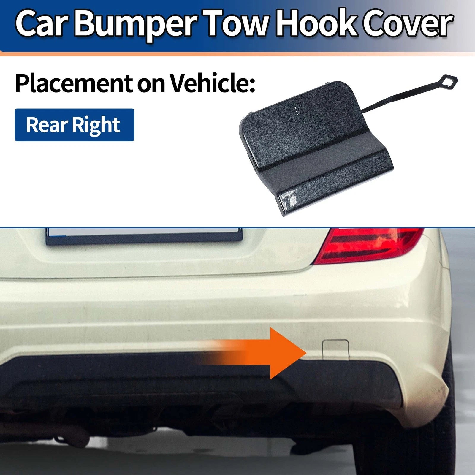 Tow Hook Cover for Mercedes-Benz C-Class AMG (2012–2015)
