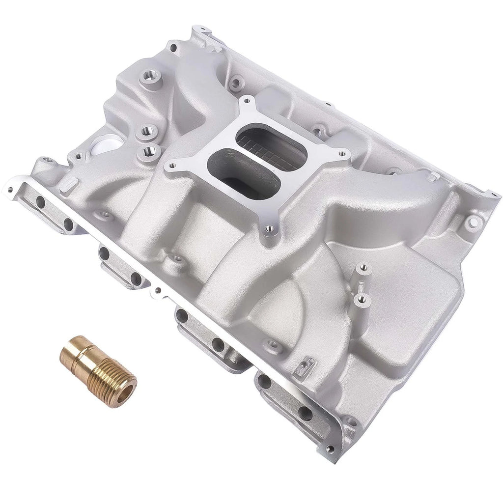 Dual Plane Satin Intake Manifold for Ford FE 390 406 410 427 428 (1968–1972)
