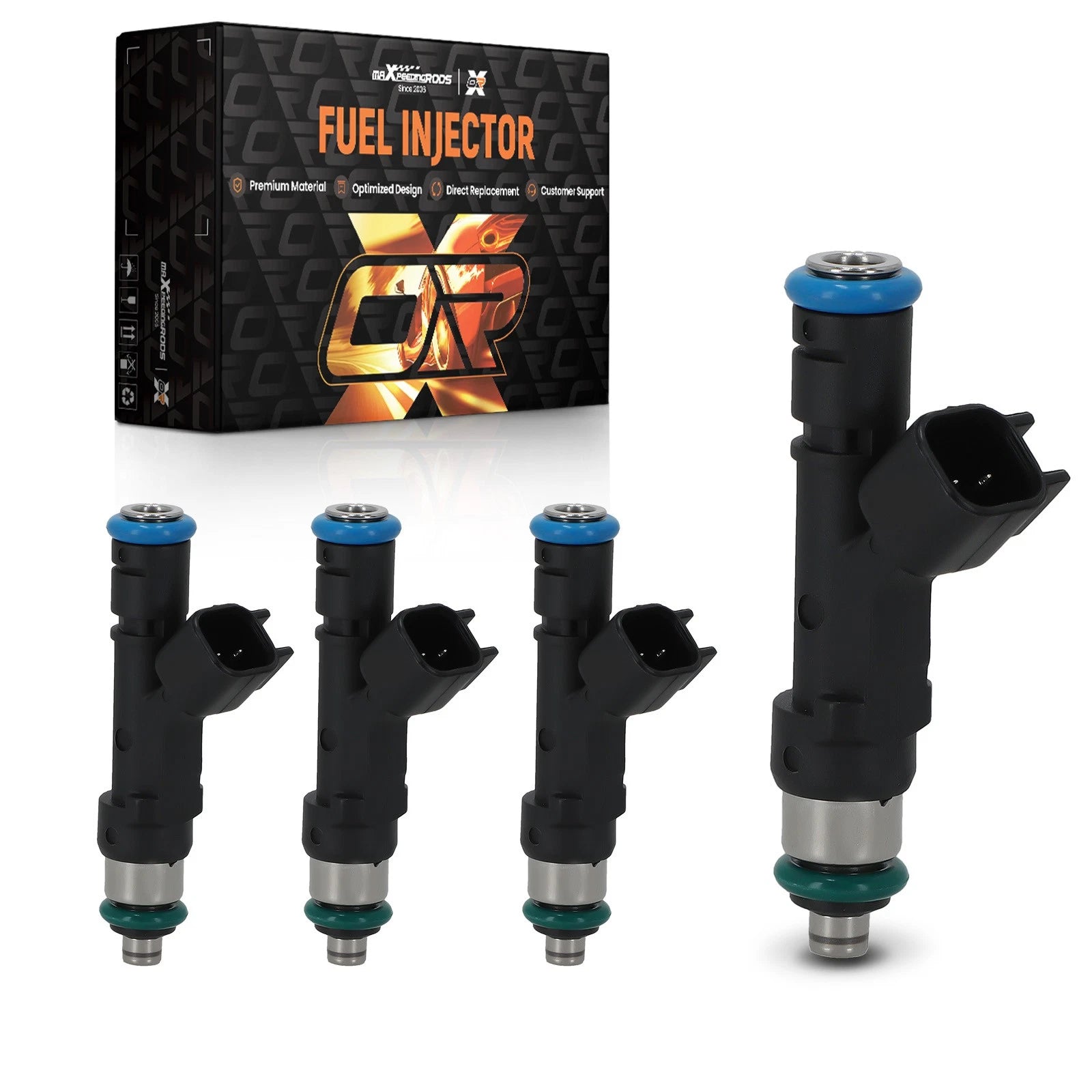 Set of 4 Fuel Injectors for Ford Focus 2.0L (2008–2011)