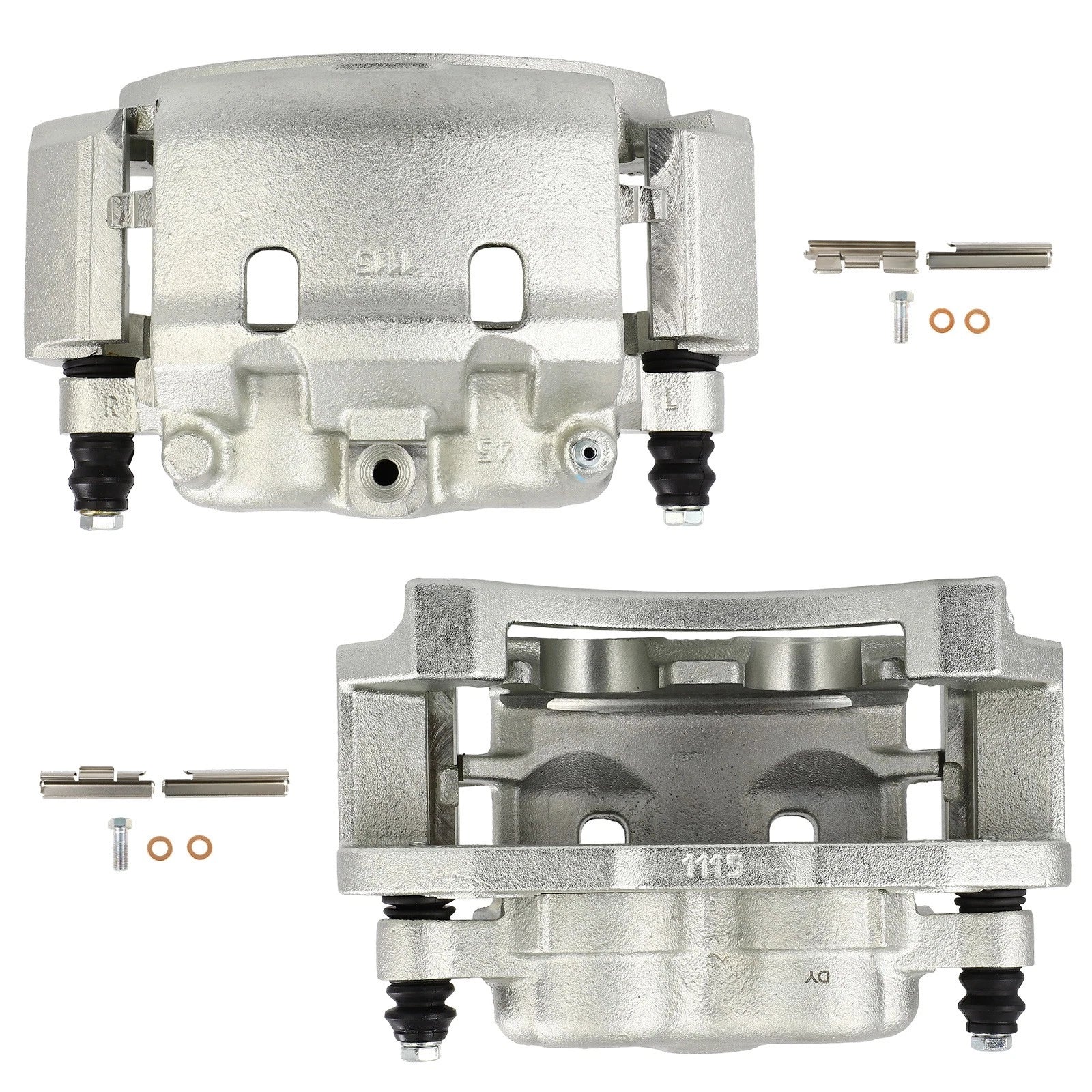 Set of 2 Rear Brake Calipers for Ford E-350 Super Duty