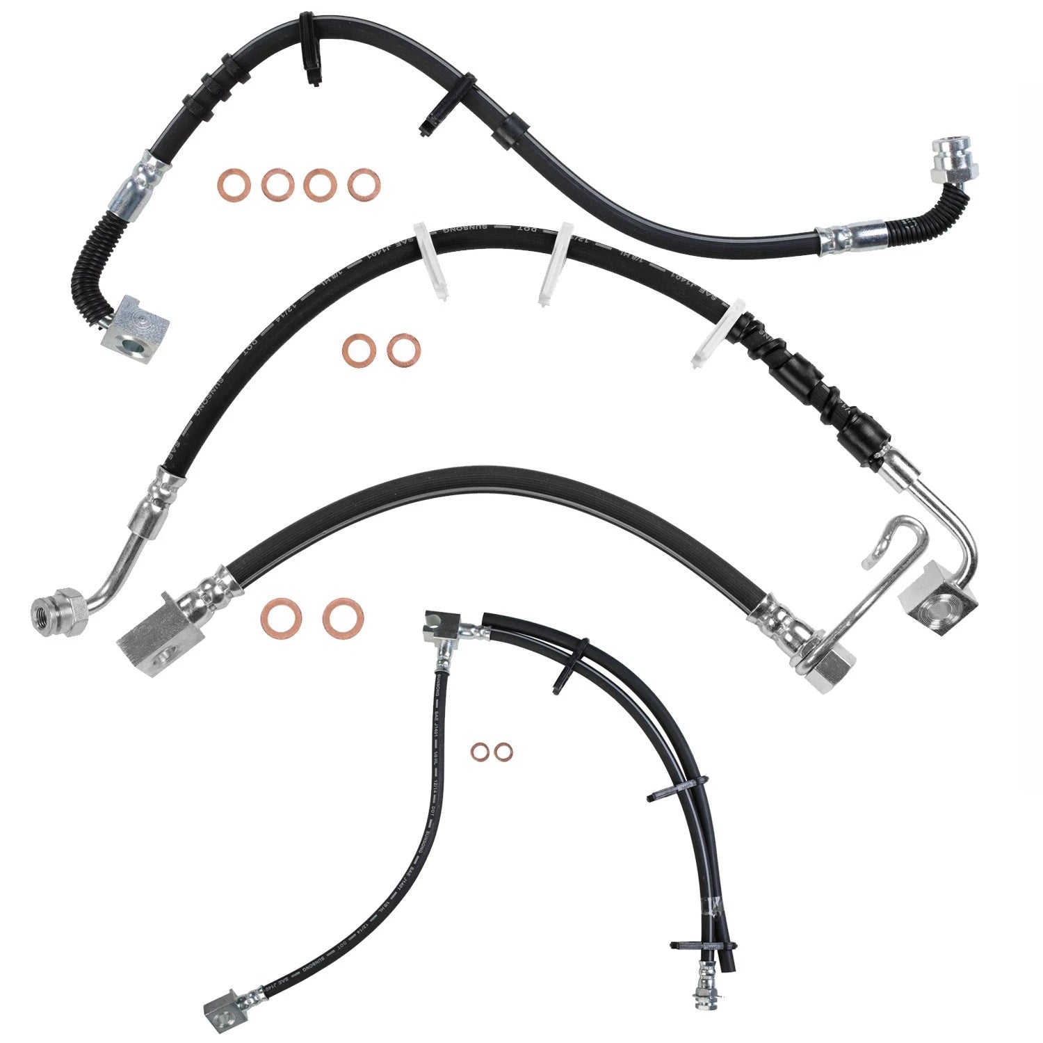 Sunsong Brake Hydraulic Hose Kit for Ford E350 (2005)