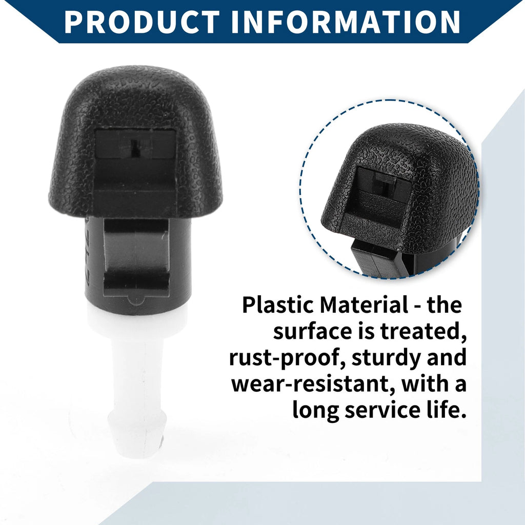 2X Front Windshield Washer Nozzles for Subaru Outback Legacy 